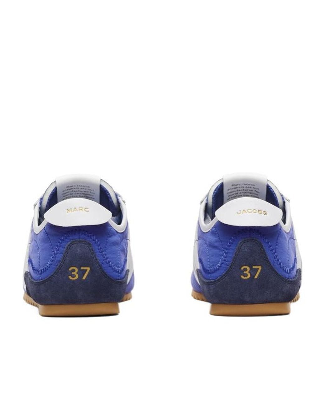 Marc Jacobs Blue Lace-Up Sneakers