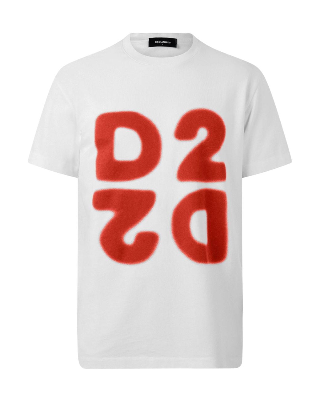 DSquared² White Crewneck Shortsleeve Tee for men