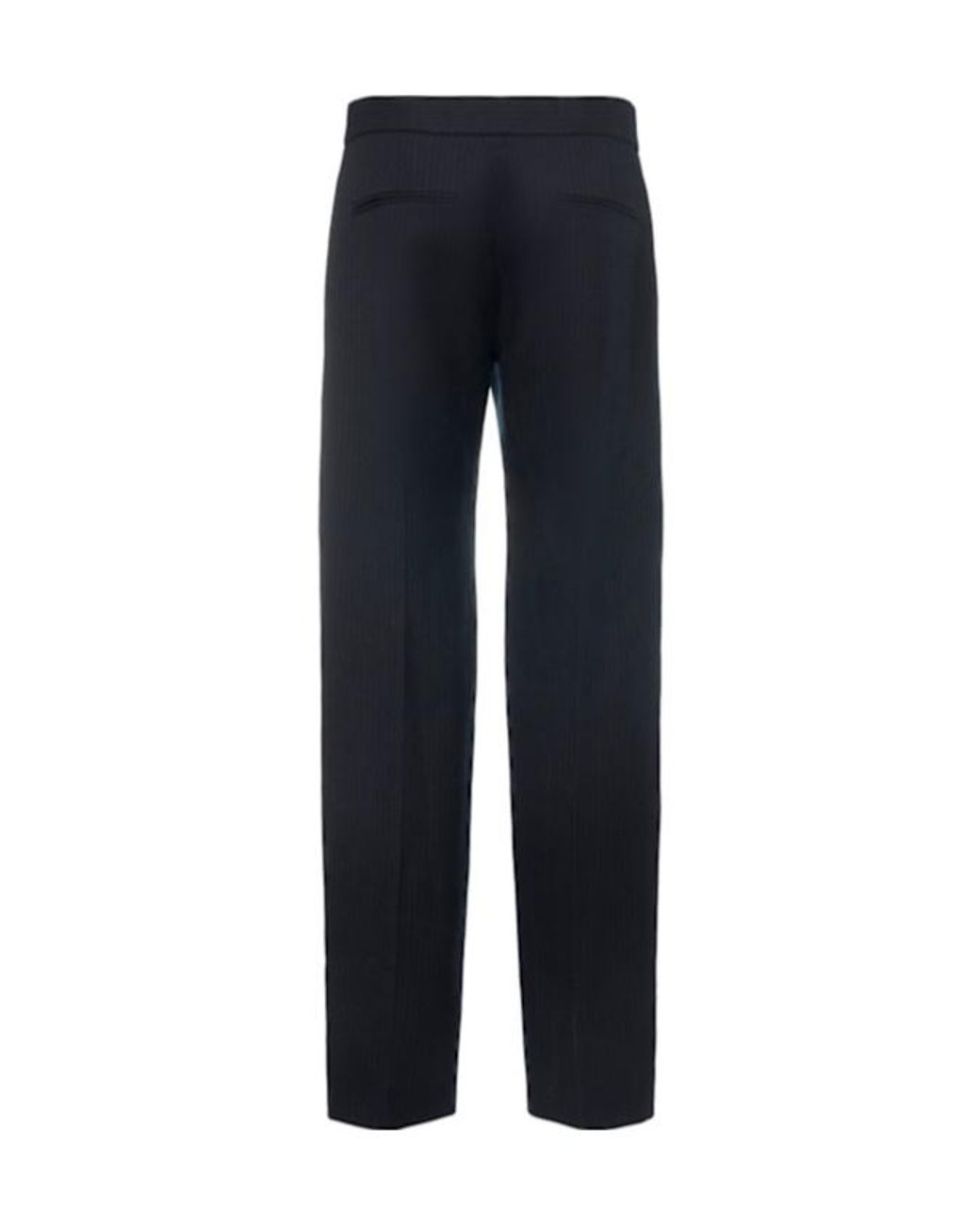 Khaite Blue Callen Virgin Wool Blend Straight Pants