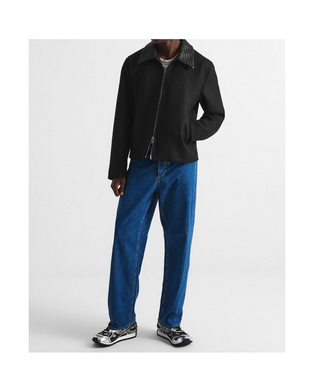 Bottega Veneta Black Short Jacket for men