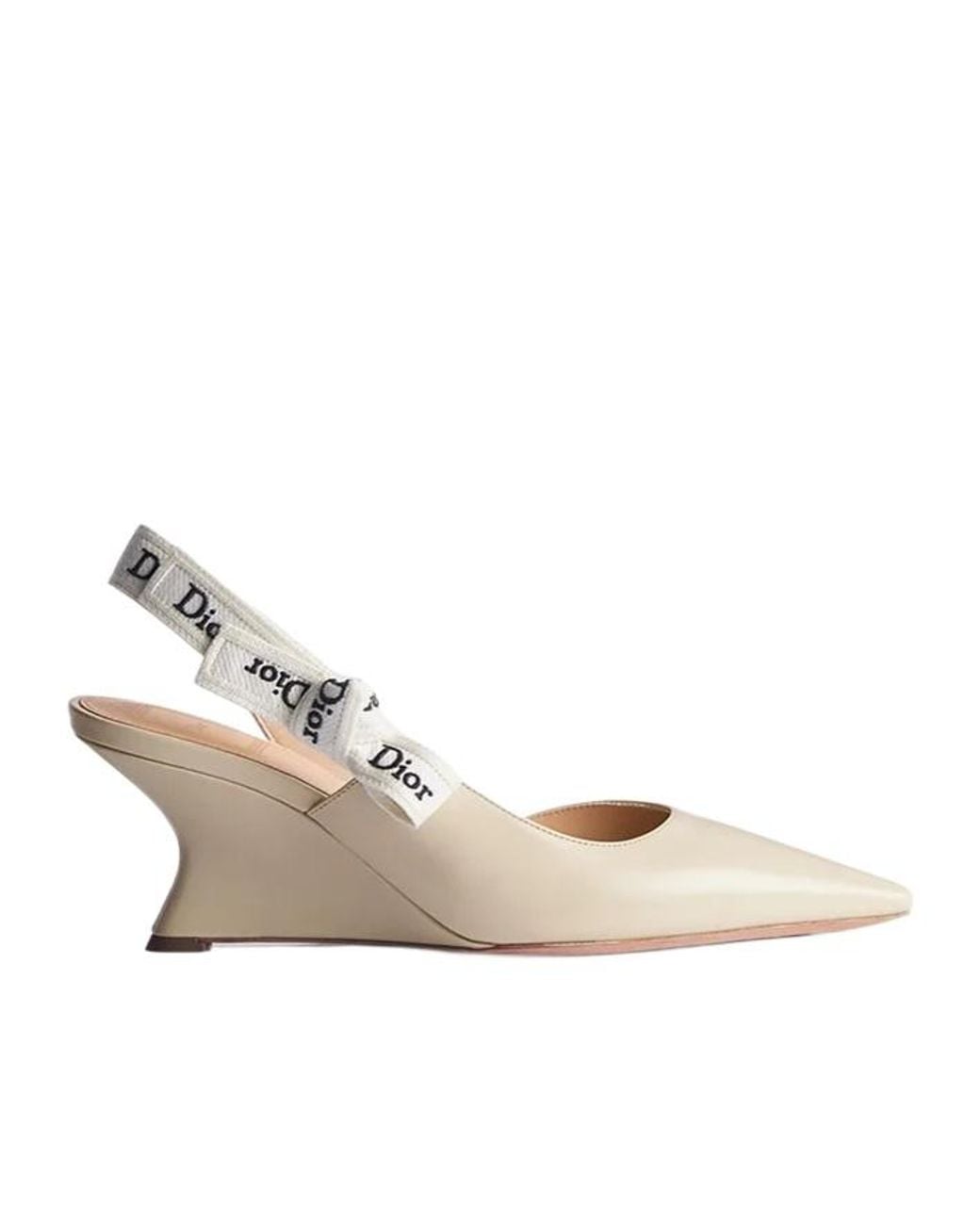 Dior Natural J'A Wedge Slingback Pump