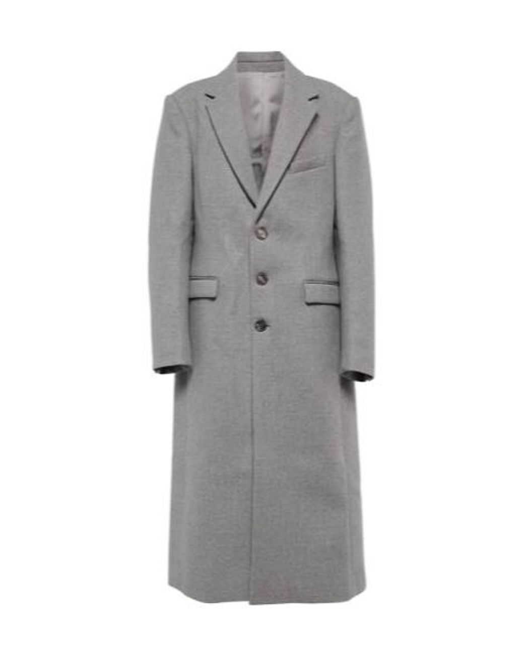 Wardrobe NYC Gray Virgin Wool Coat