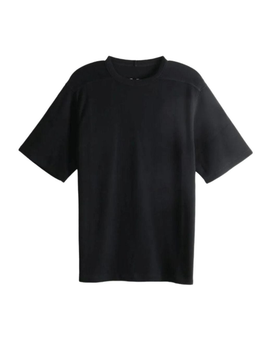 Rick Owens Black Brad Crewneck Jersey T-Shirt for men