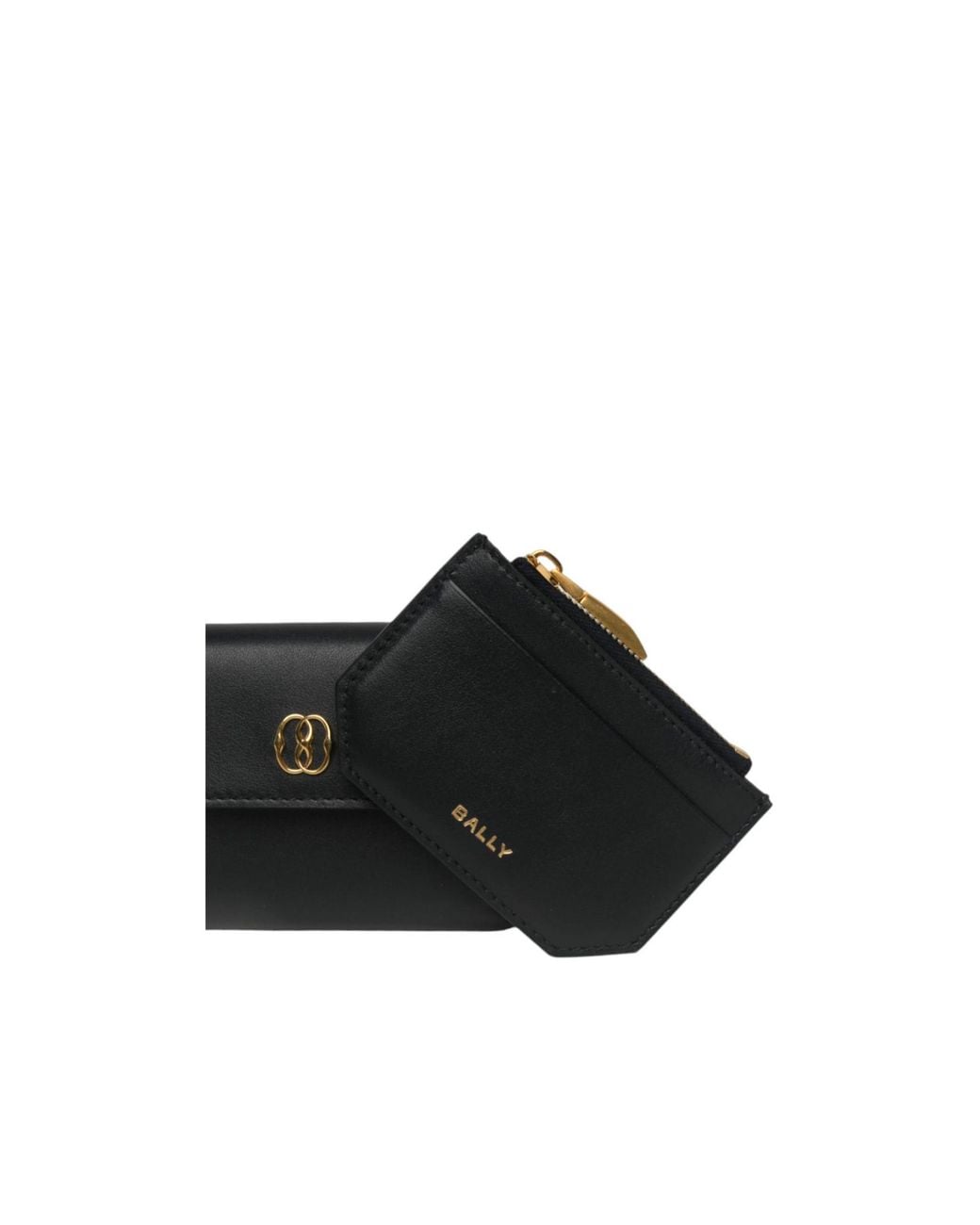 Bally Black Snap Wallet