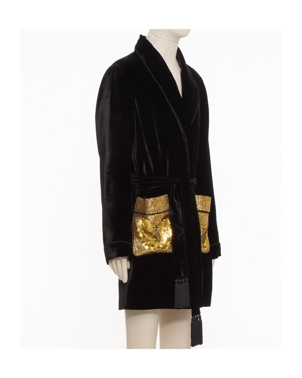 Valentino Black Collared Long-Sleeved Jacket for men