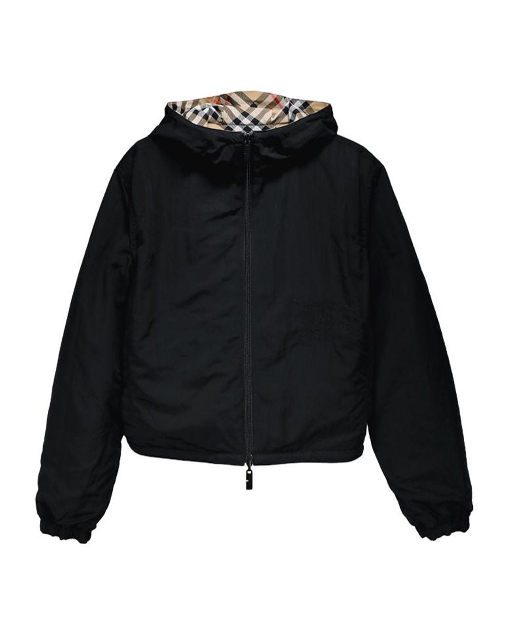 Burberry Multicolor Vintage Checked Reversible Hooded Jacket