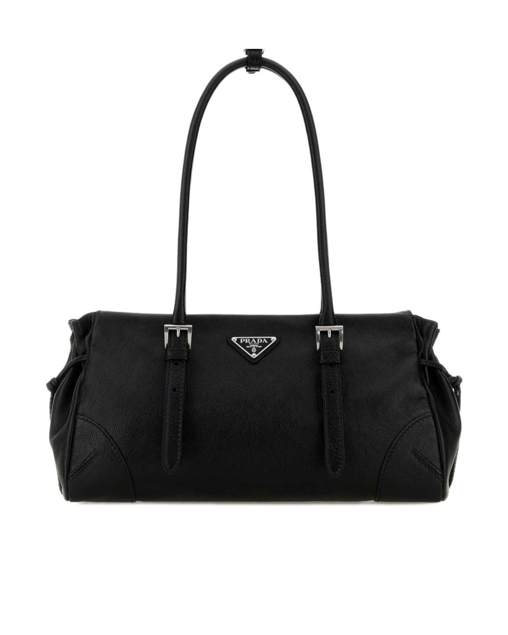 Prada Black Logo Shoulder Bag