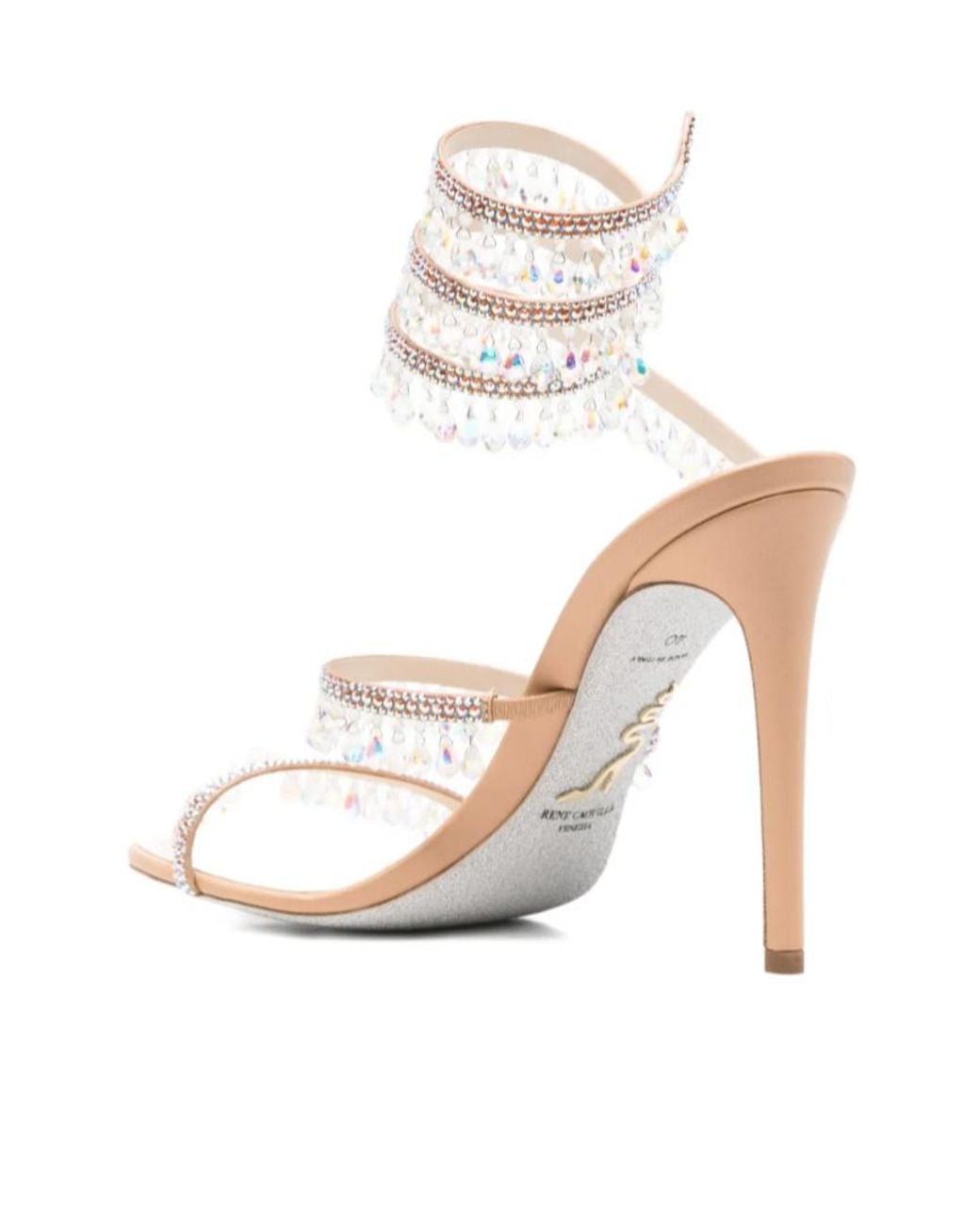 Rene Caovilla White René Caovilla Chandelier Sandals
