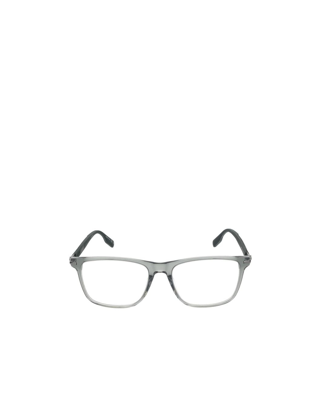 Montblanc White Eyewear Square Frame Glasses for men