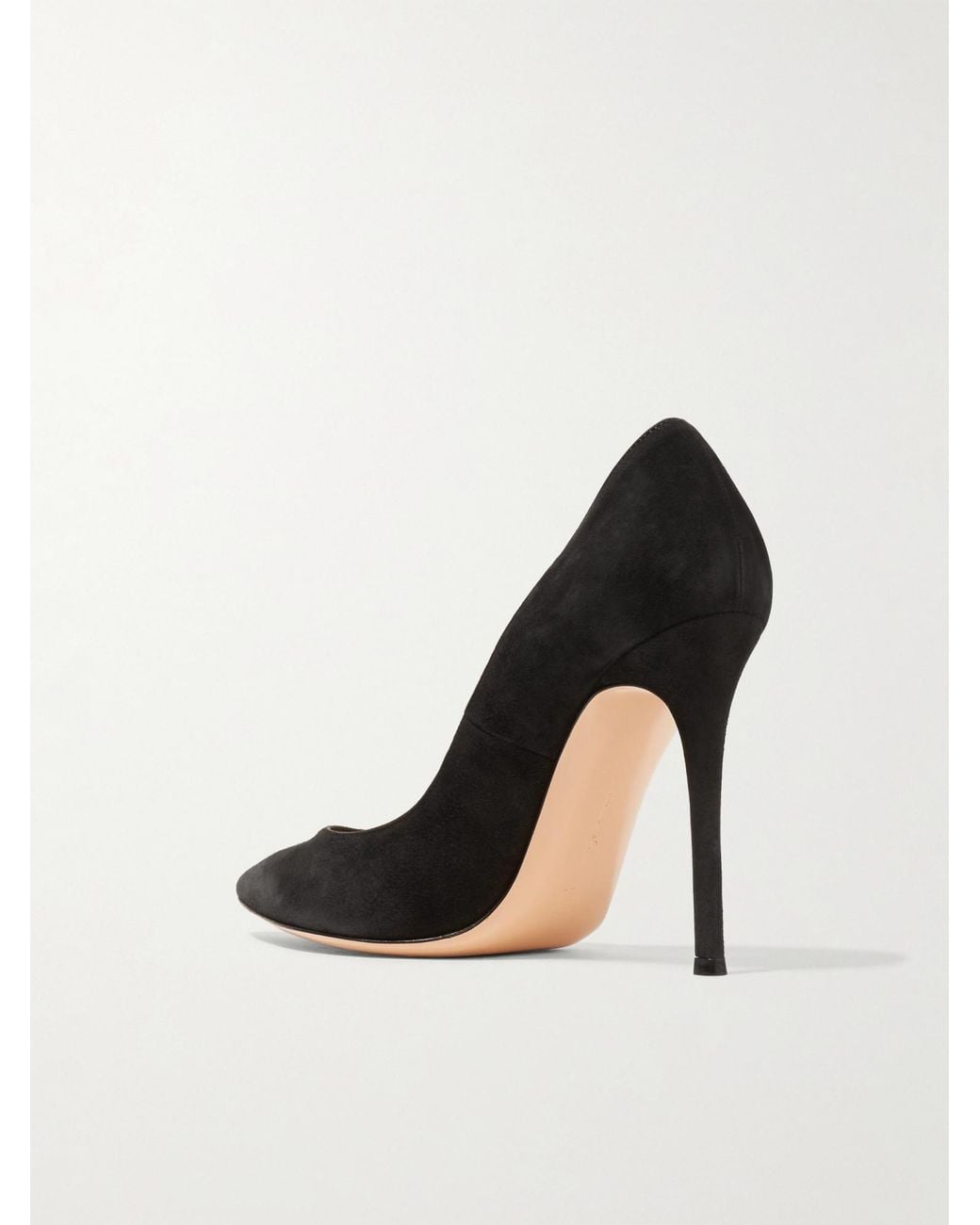 Gianvito Rossi Black Suede Pumps