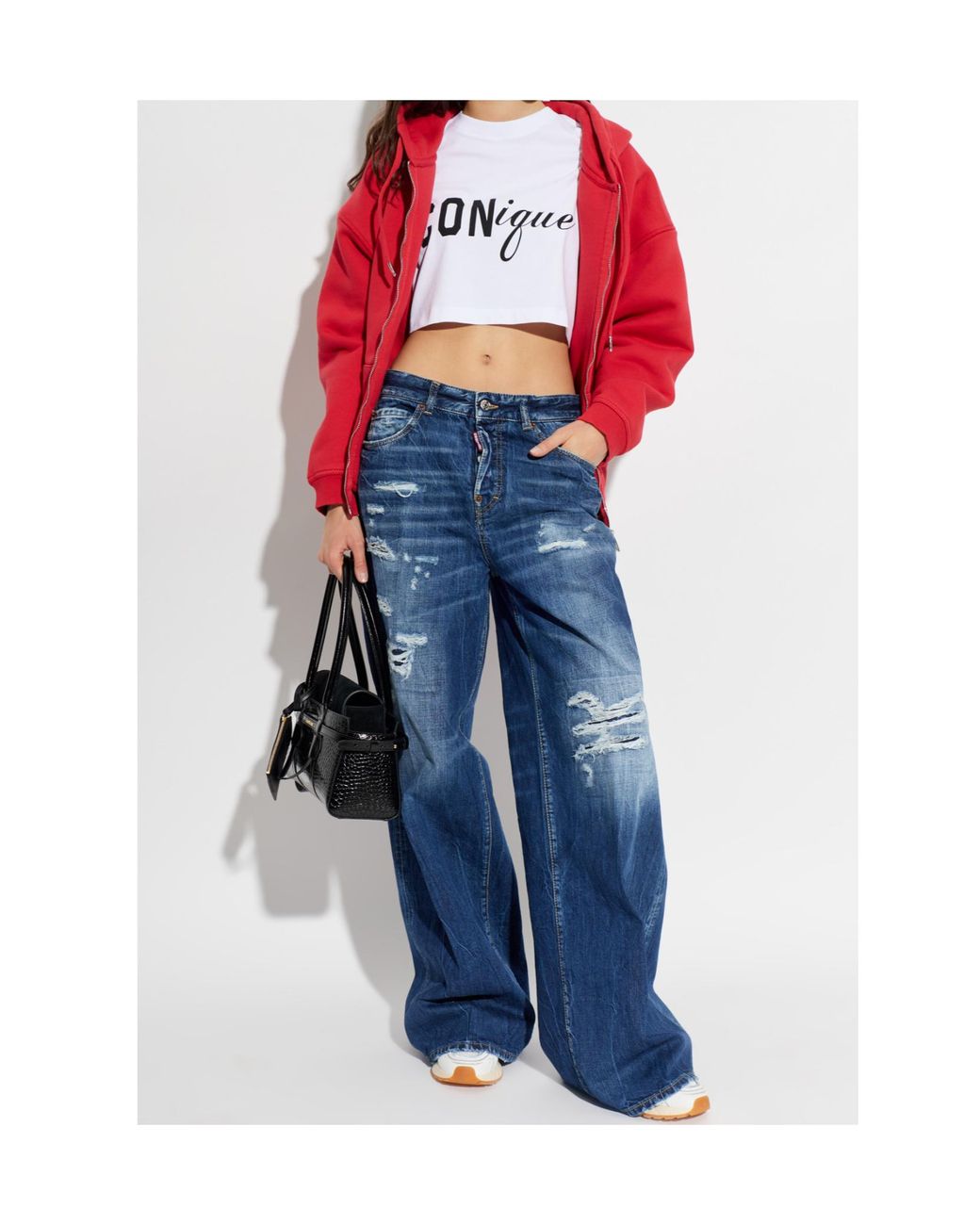 DSquared² Blue Loose-Fit Jeans