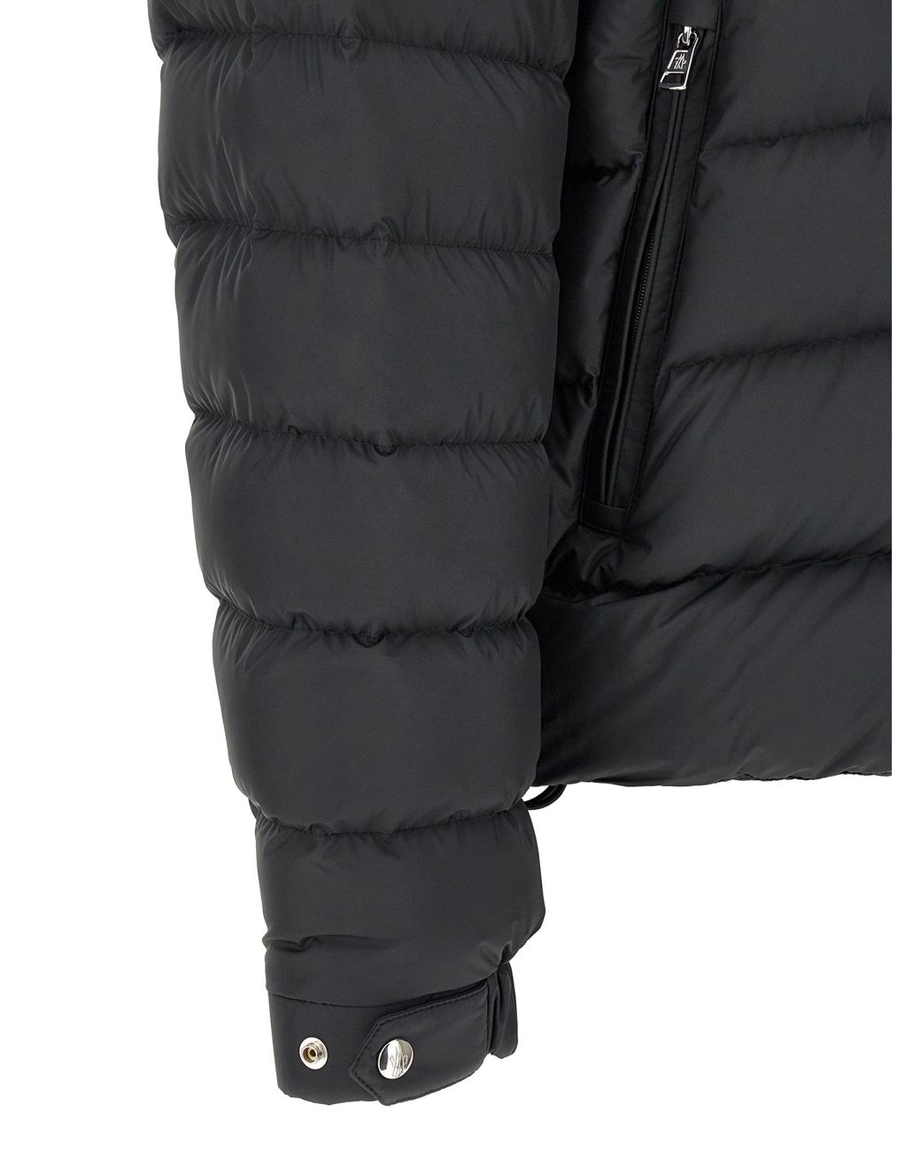 Moncler Black Arneb Hooded Padded Jacket for men