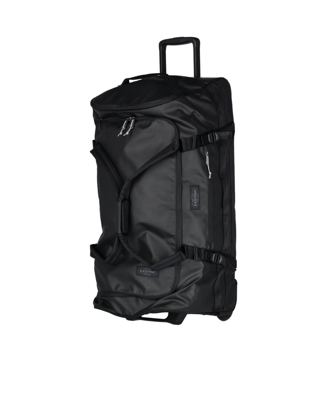 Eastpak Black Duffle Pack Wheeled Travel Bag for men