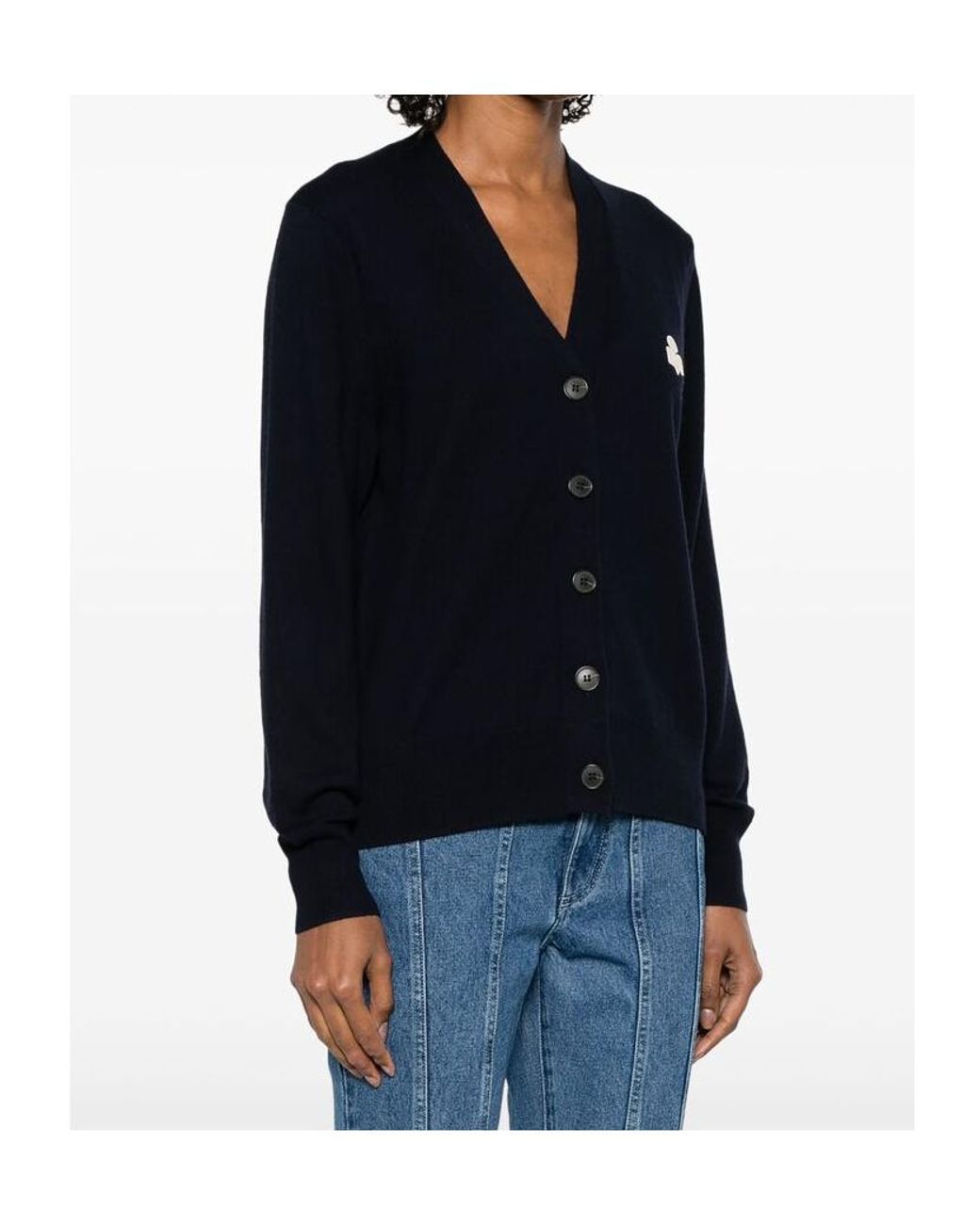 Isabel Marant Blue Isabel Marant Étoile Karina V-Neck Cardigan