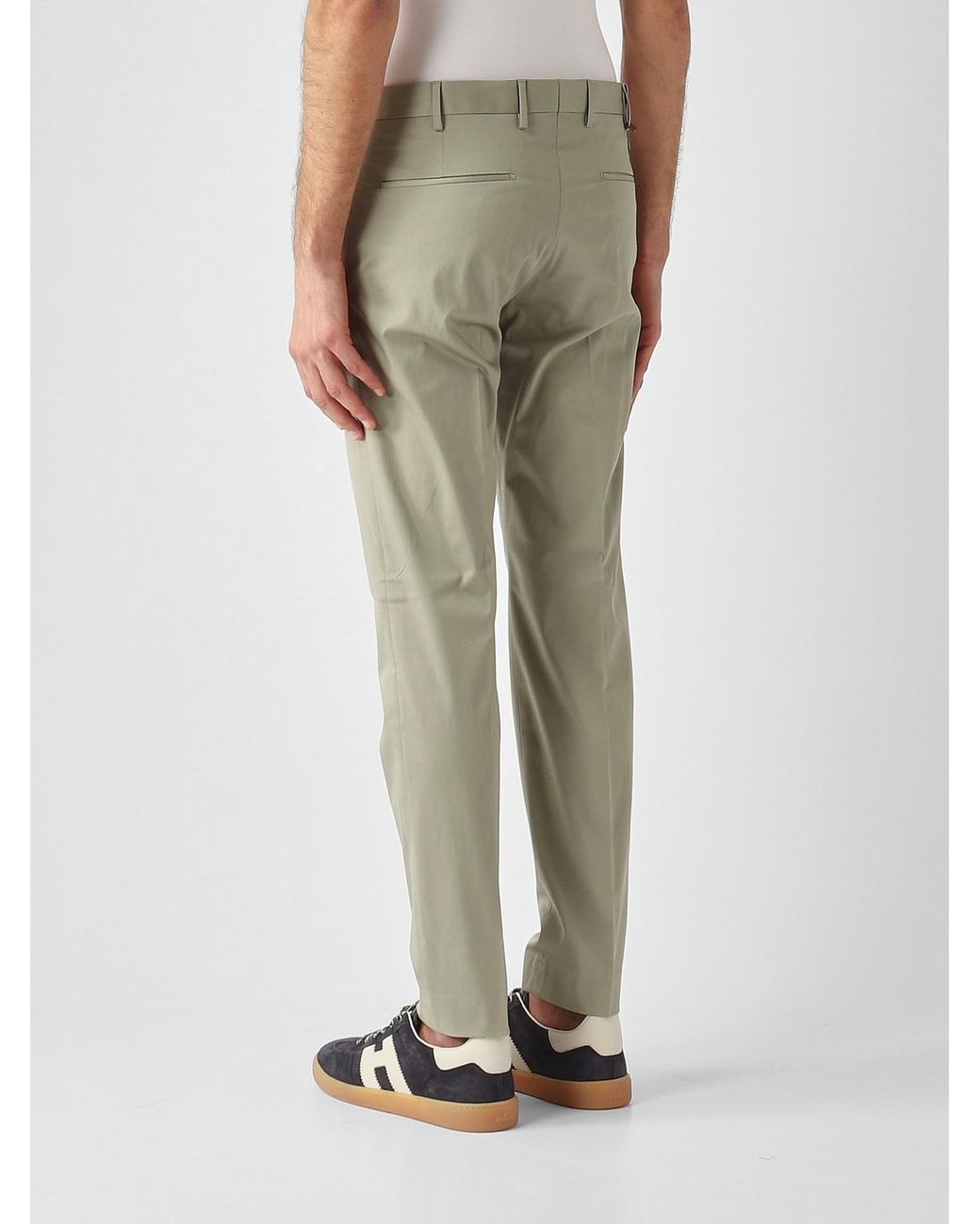 Pt Pantaloni Green Pt Torino Dieci F F Slim Pants for men