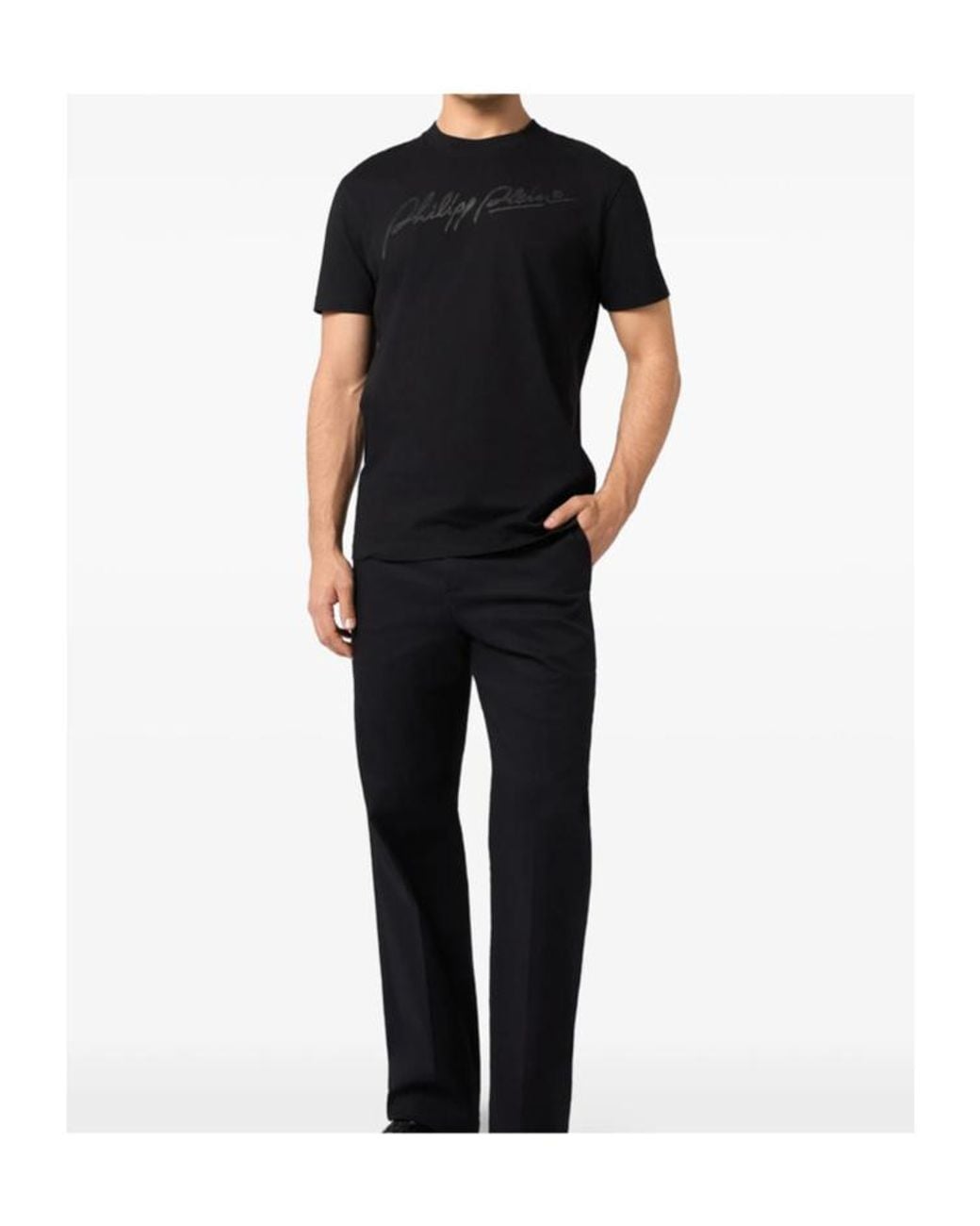 Philipp Plein Black Short-Sleeved T-Shirt for men