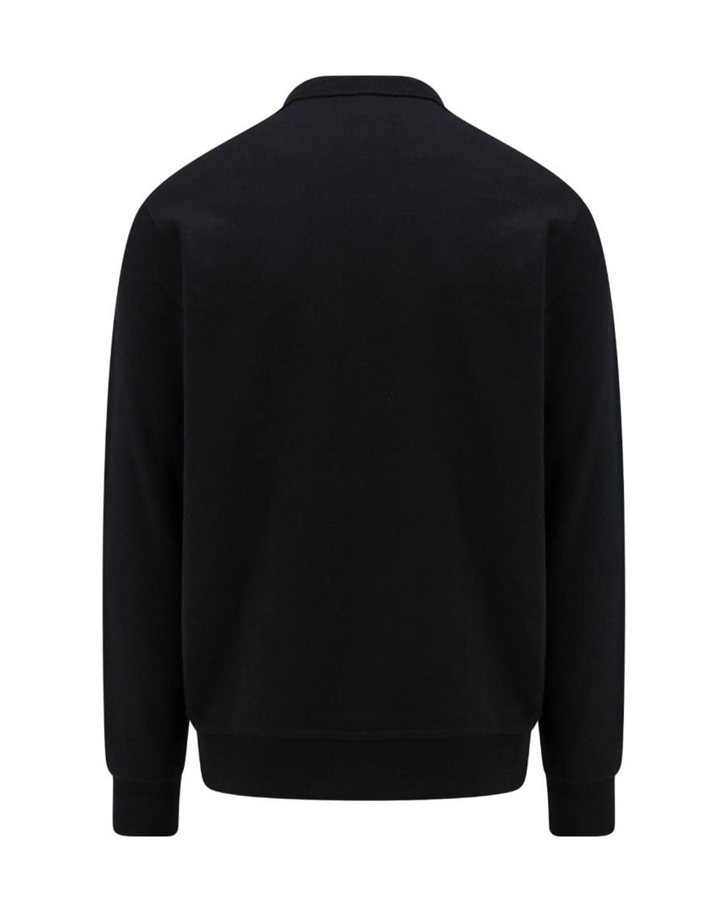 Burberry Black Logo Printed Crewneck Sweatshirt for men