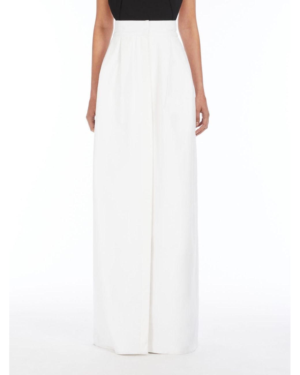 Max Mara White Long Skirts