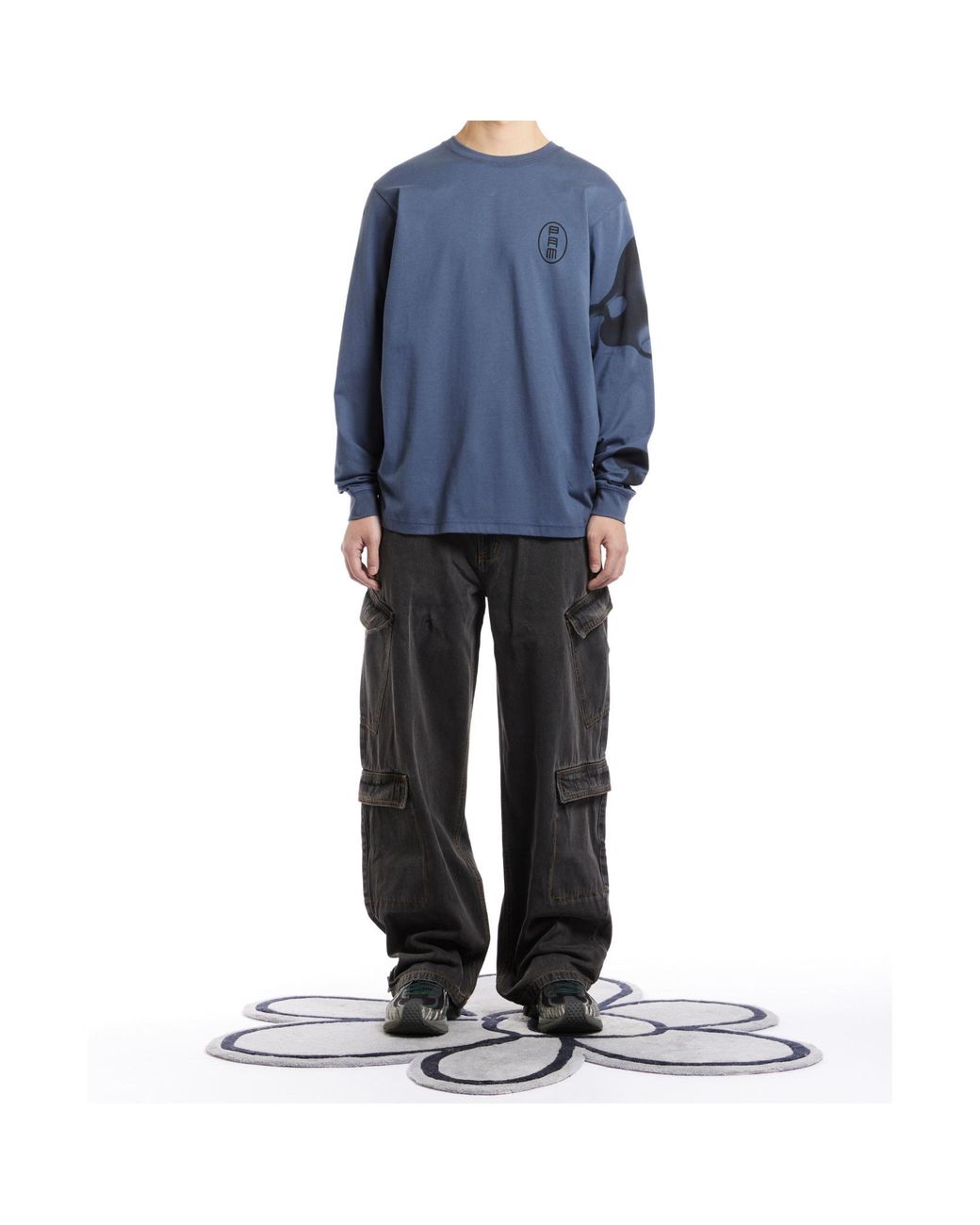 Pam Blue Belt-Loop Jeans for men