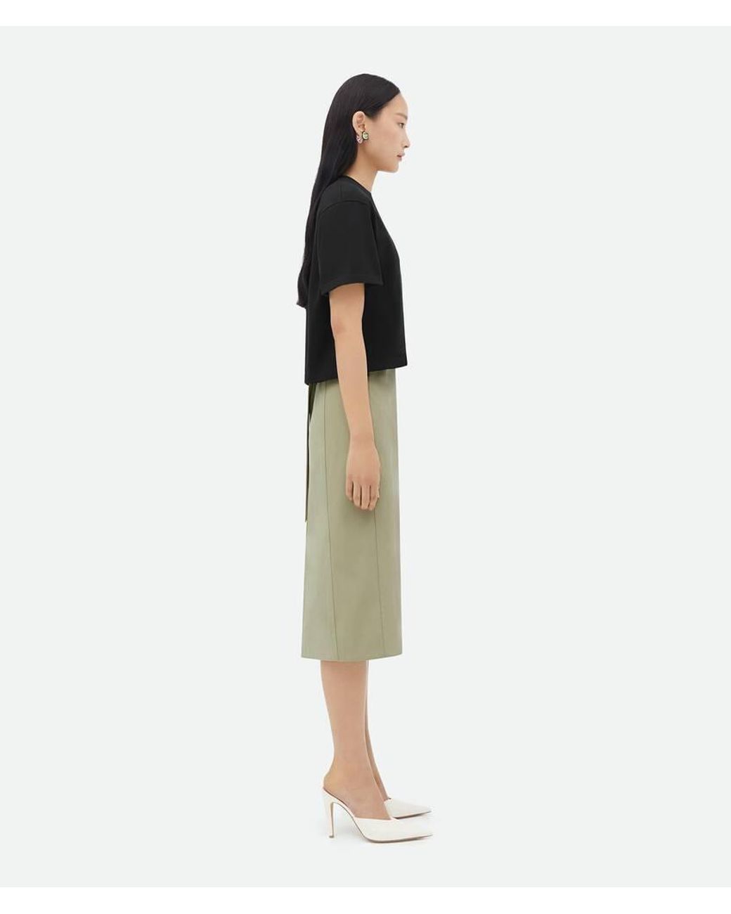 Bottega Veneta Black Loose Version Short-Sleeved T-Shirt