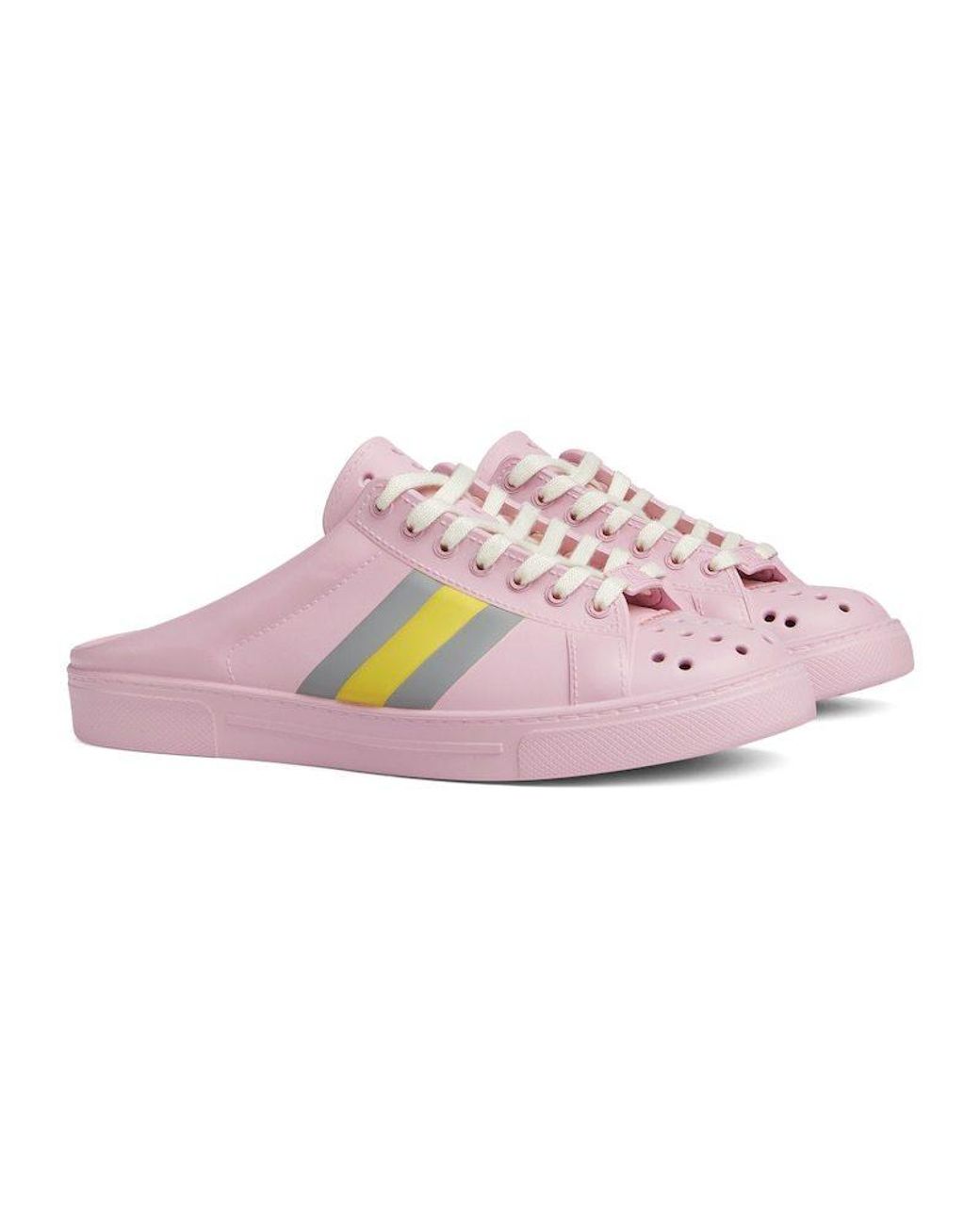 Gucci Pink Ace Mules