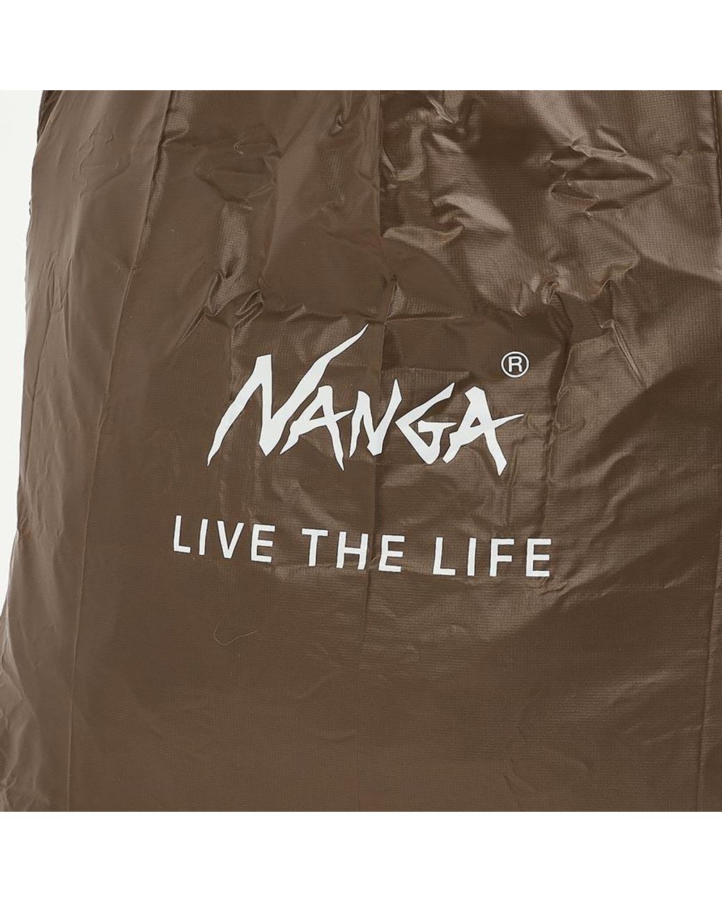 NANGA Brown Foldable Handbag for men