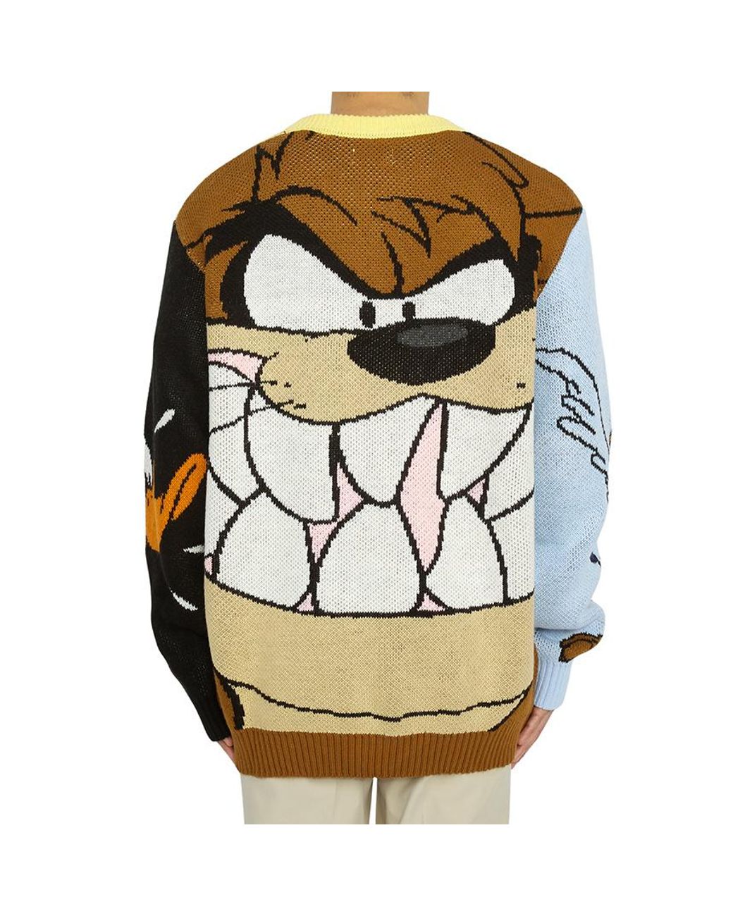 FAMILY FIRST Metallic Long-Sleeved Sweater for men