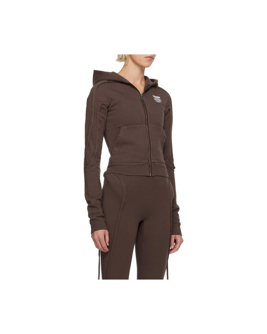 OTTOLINGER Brown Zip-Up Hoodie