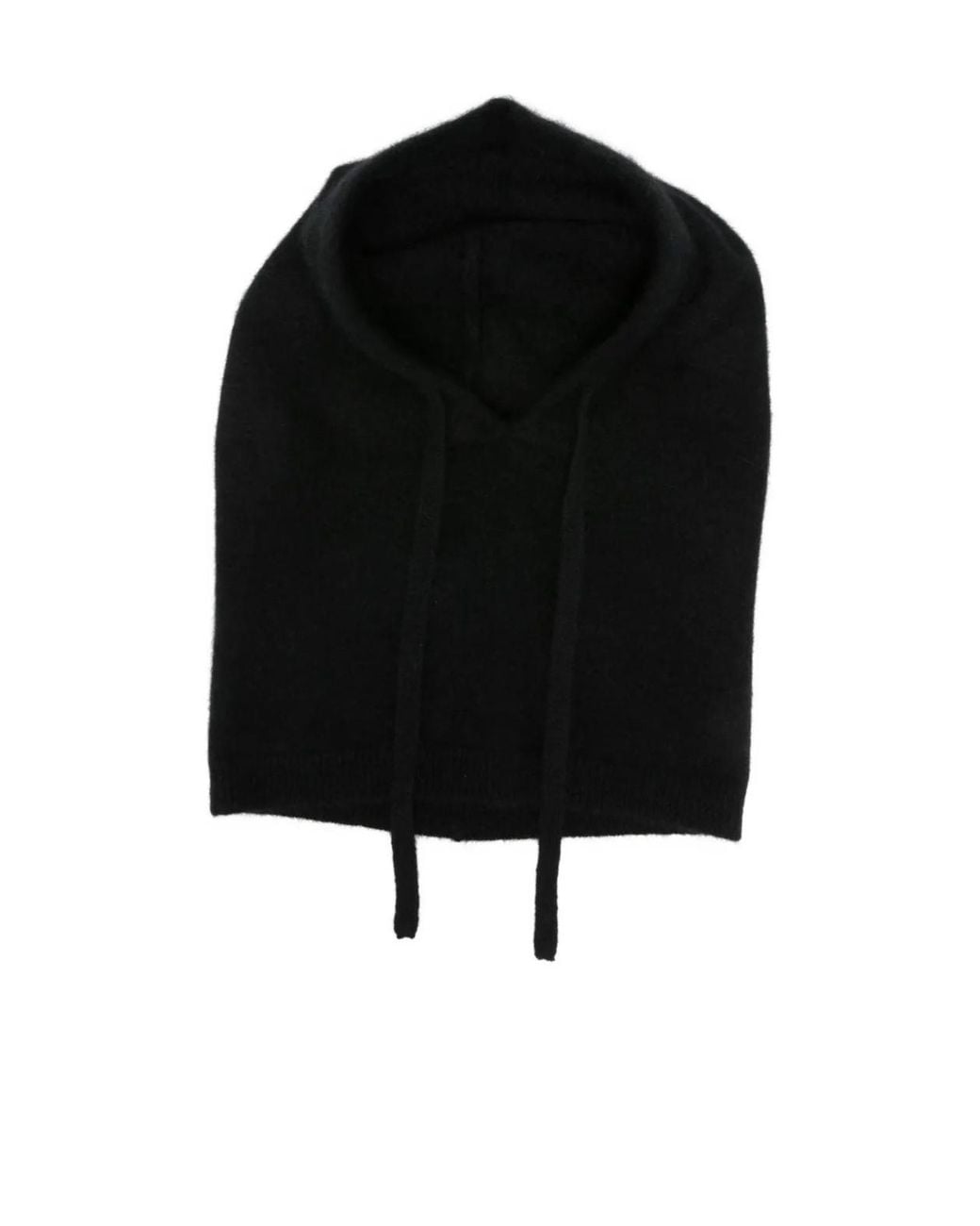 P.A.R.O.S.H. Black Drawstring Hooded Scarf