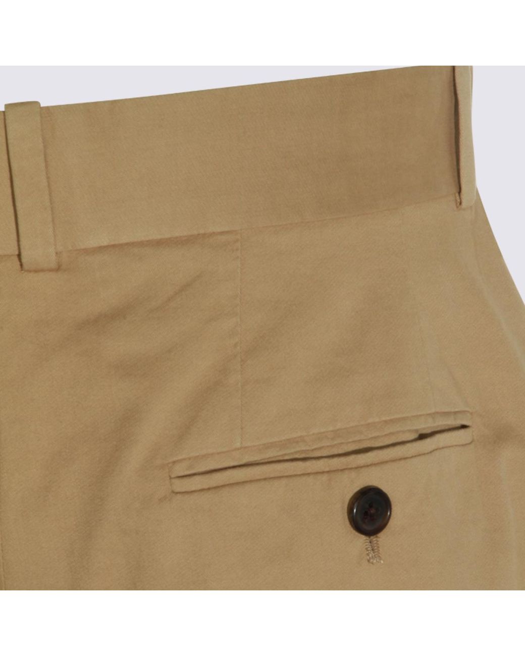 The Row Natural Pleated Culottes Trousers