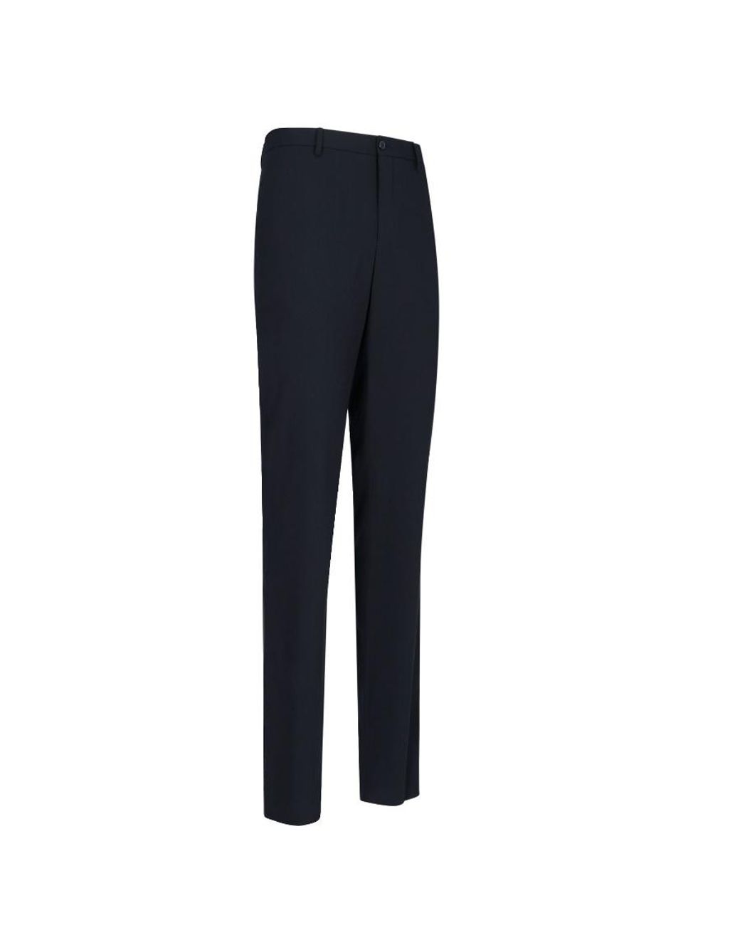 Giorgio Armani Blue Straight Leg Tailored Trousers for men