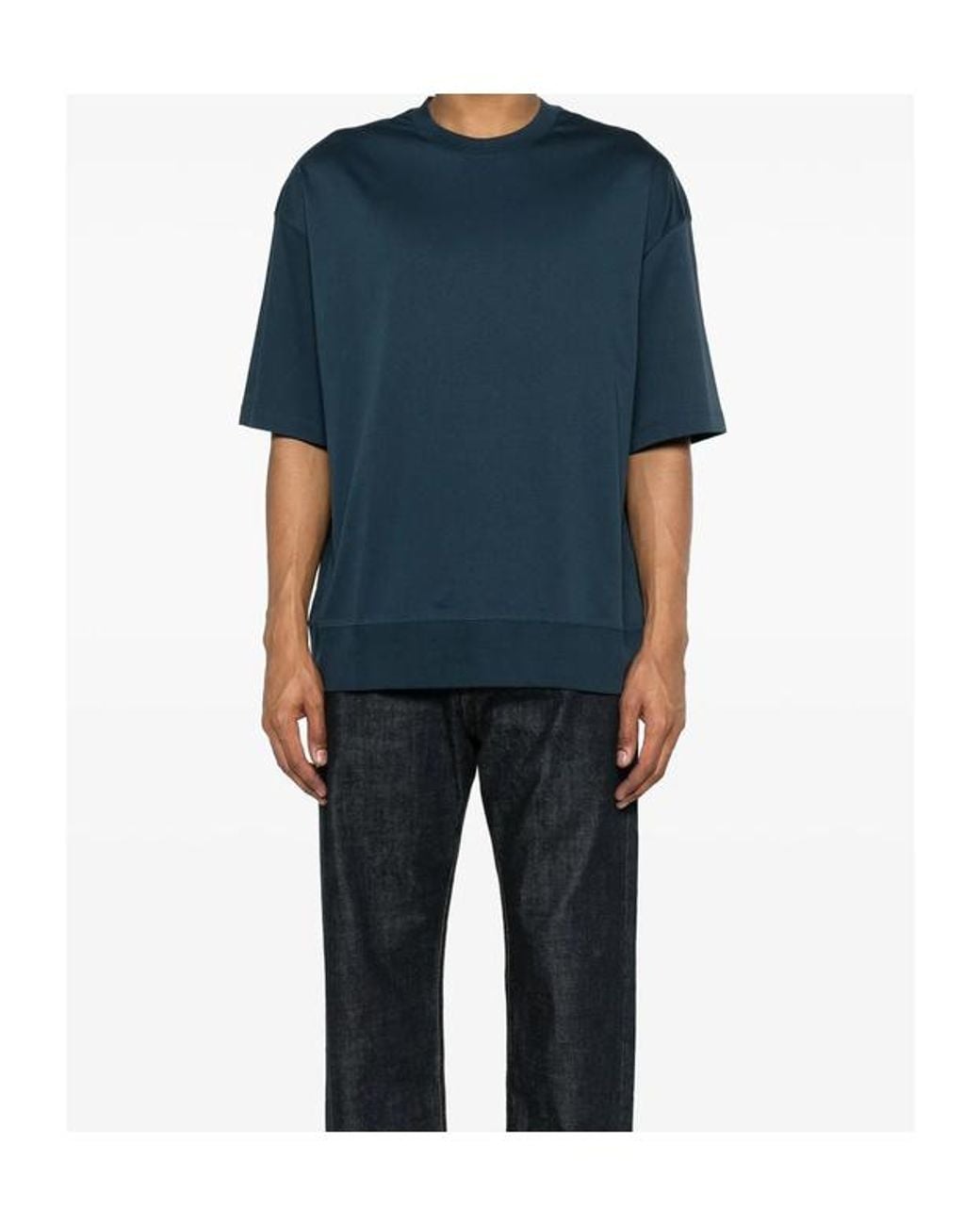 Calvin Klein Blue Stone Crew-Neck T-Shirt for men