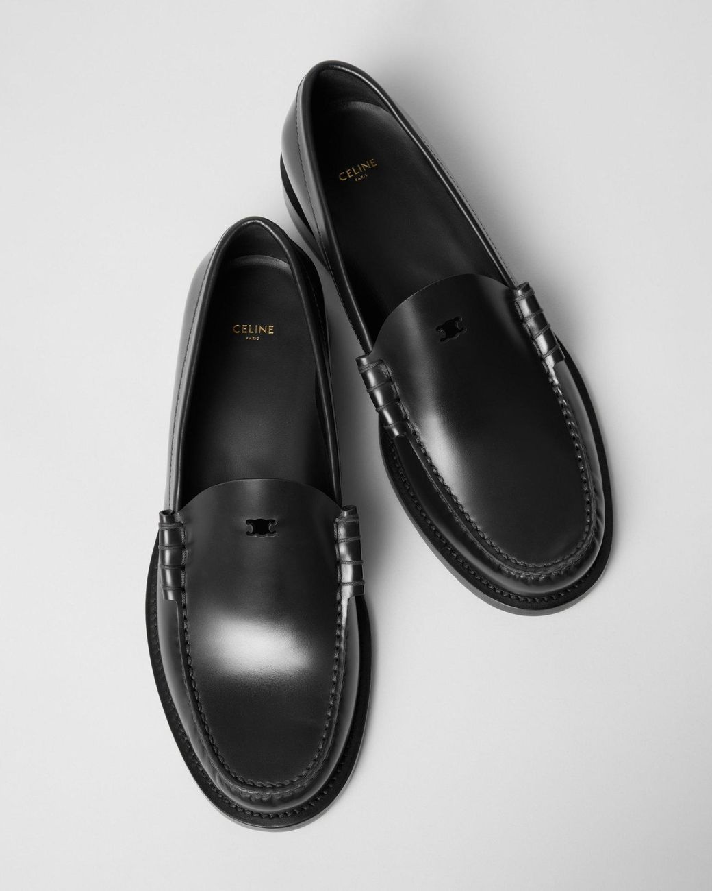 Céline Black New Classic Loafer