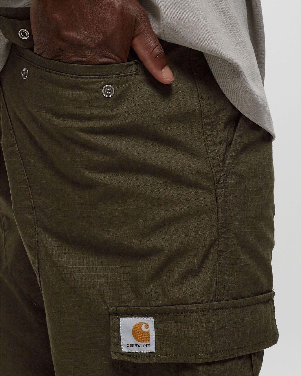 Carhartt Green Wip Aviation Ripstop Cargo Pants for men