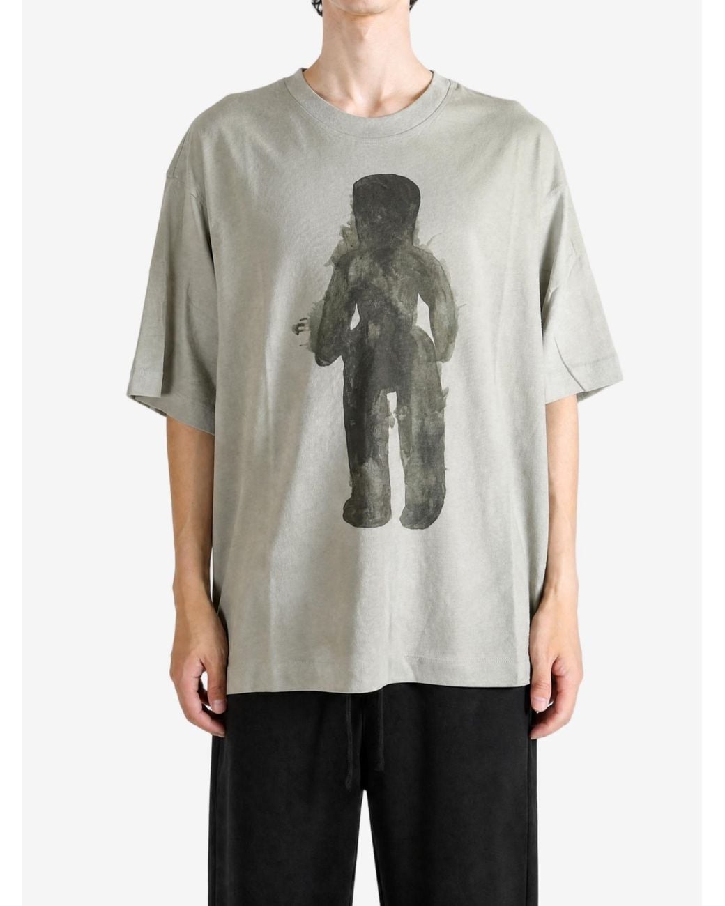 Ziggy Chen Gray Printed T-Shirt for men