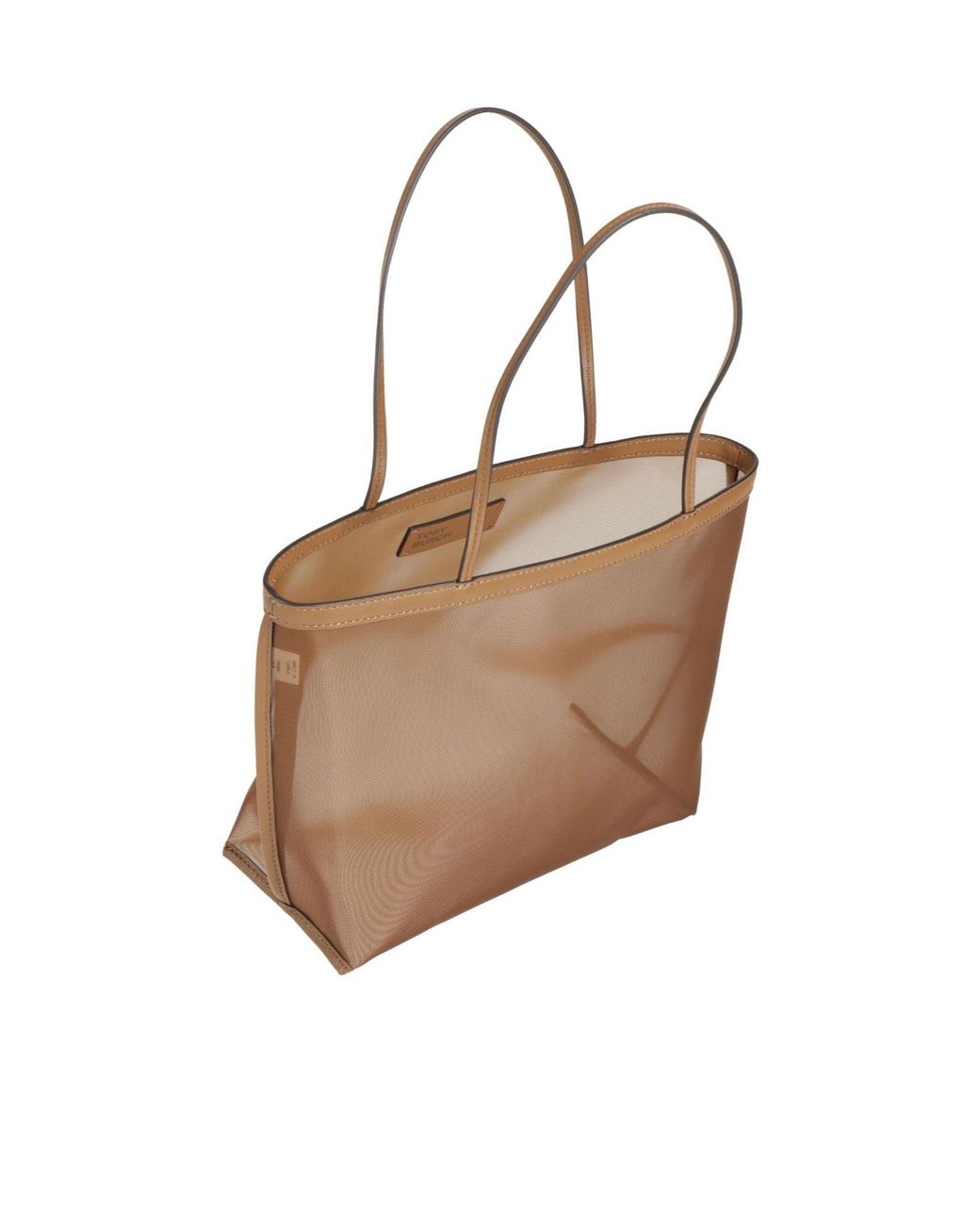 Tory Burch Natural Large Mesh Tote Bag