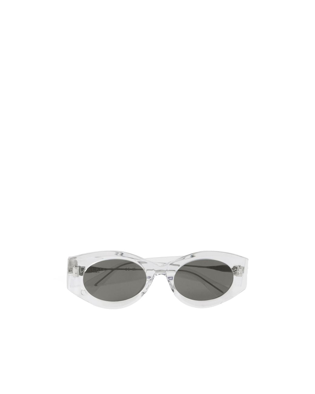 Alaïa White Alaïa Cat Eye Frame Sunglasses