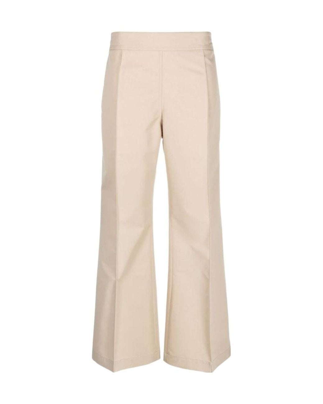 Studio Nicholson Natural Low Rise Tailored Straight-Leg Trousers