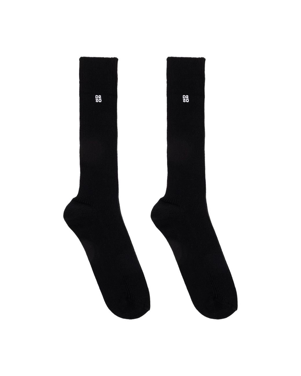 DSquared² Black Logo Socks for men