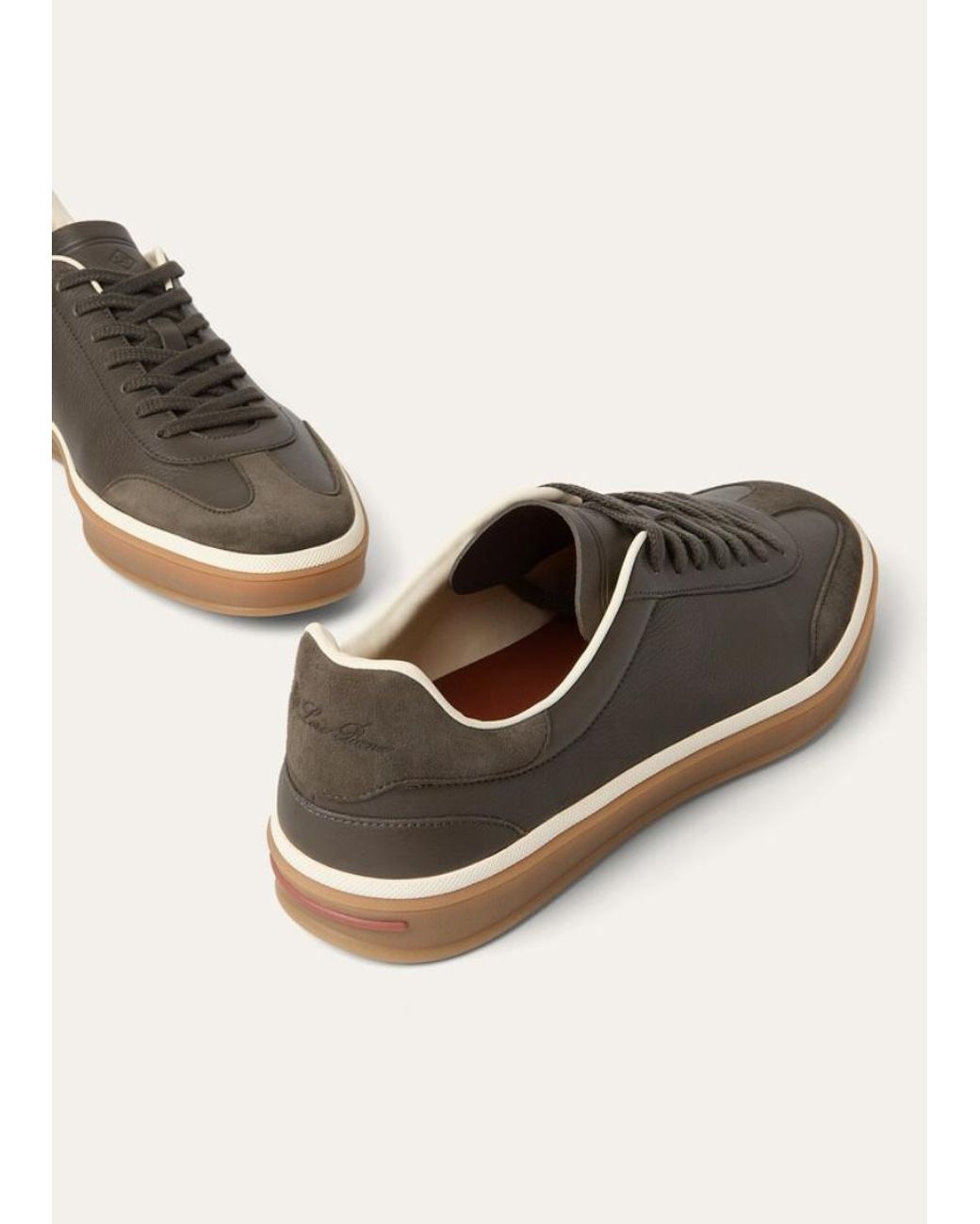 Loro Piana Brown Tennis Walk Sneaker for men
