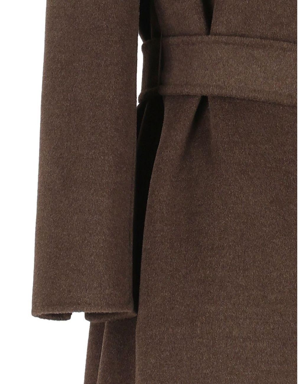 Max Mara Brown 'S Smmpace Belted Coat