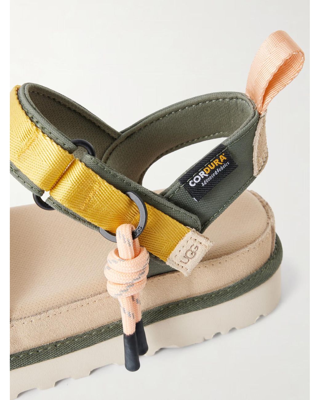 Ugg Metallic Color Block Sandals