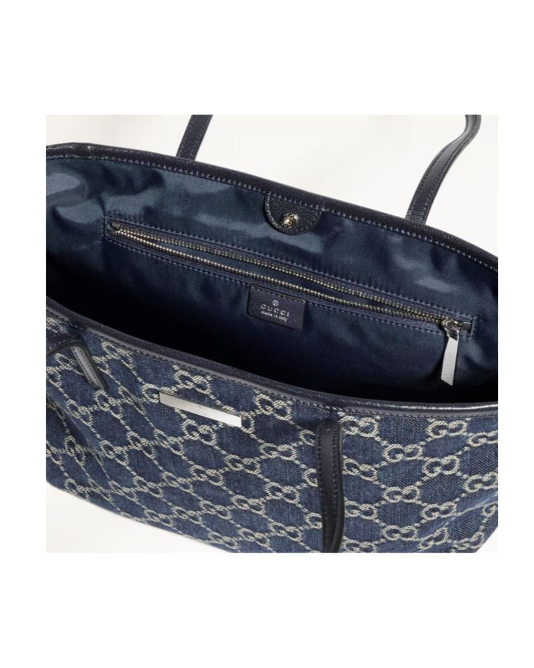 Gucci Blue Tribeca Small Tote Bag