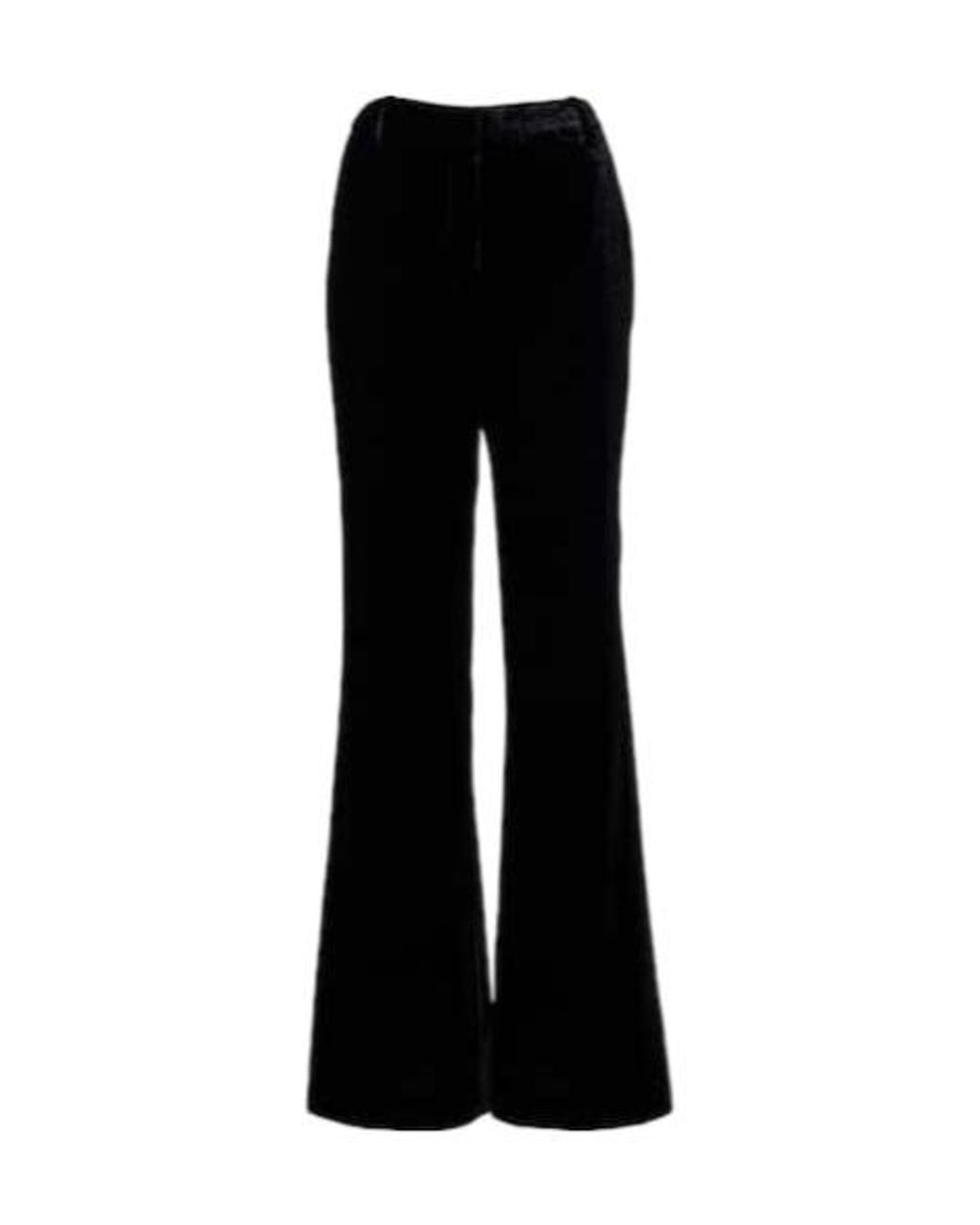 Nili Lotan Black High-Waisted Casual Pants