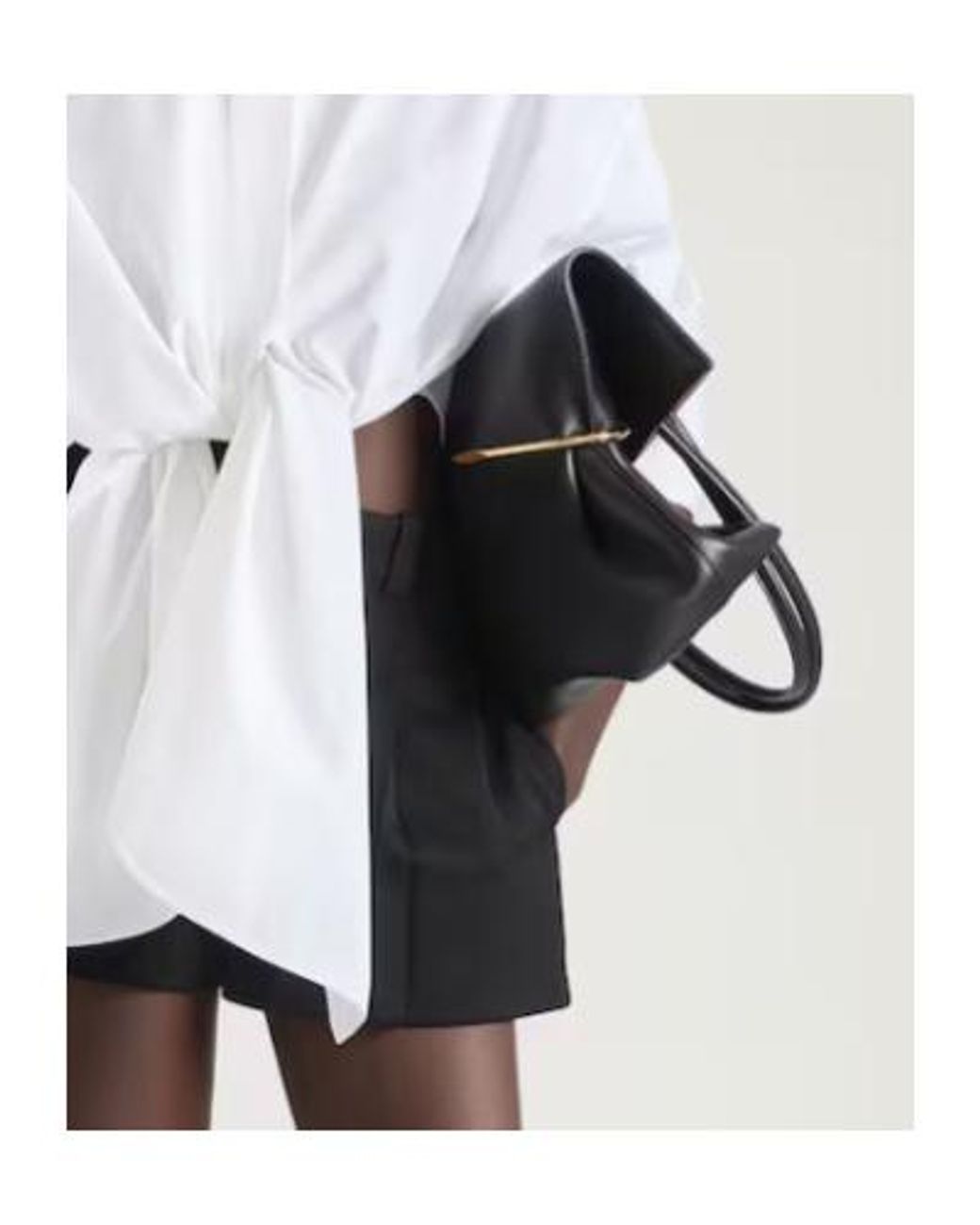 Givenchy Black Pinch Squeezed Horizontal Tote Bag