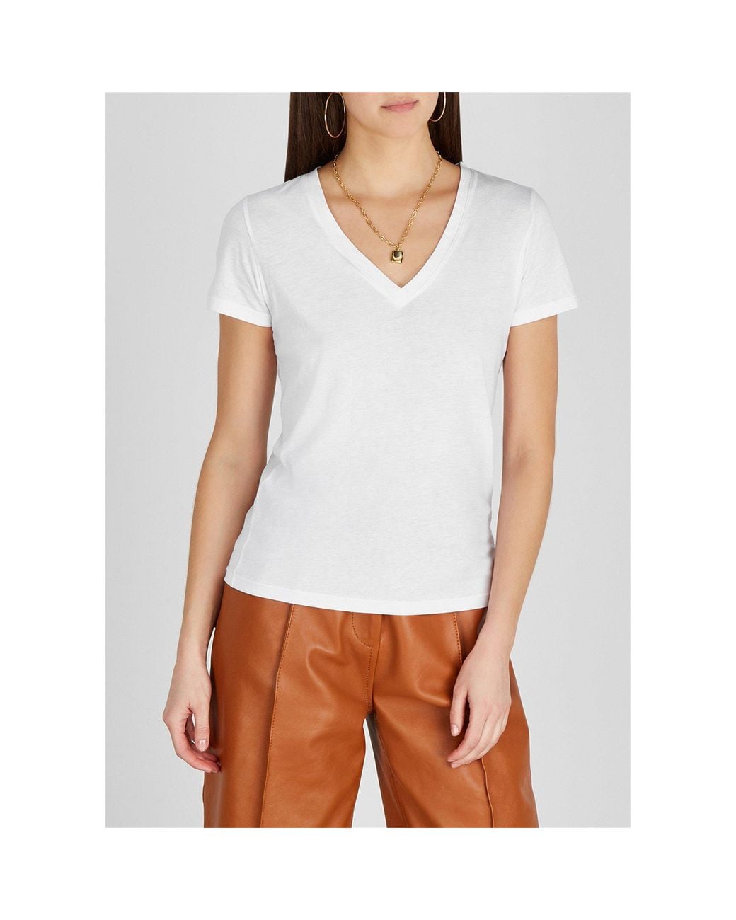 Vince White Lightweight Soft T-Shirt