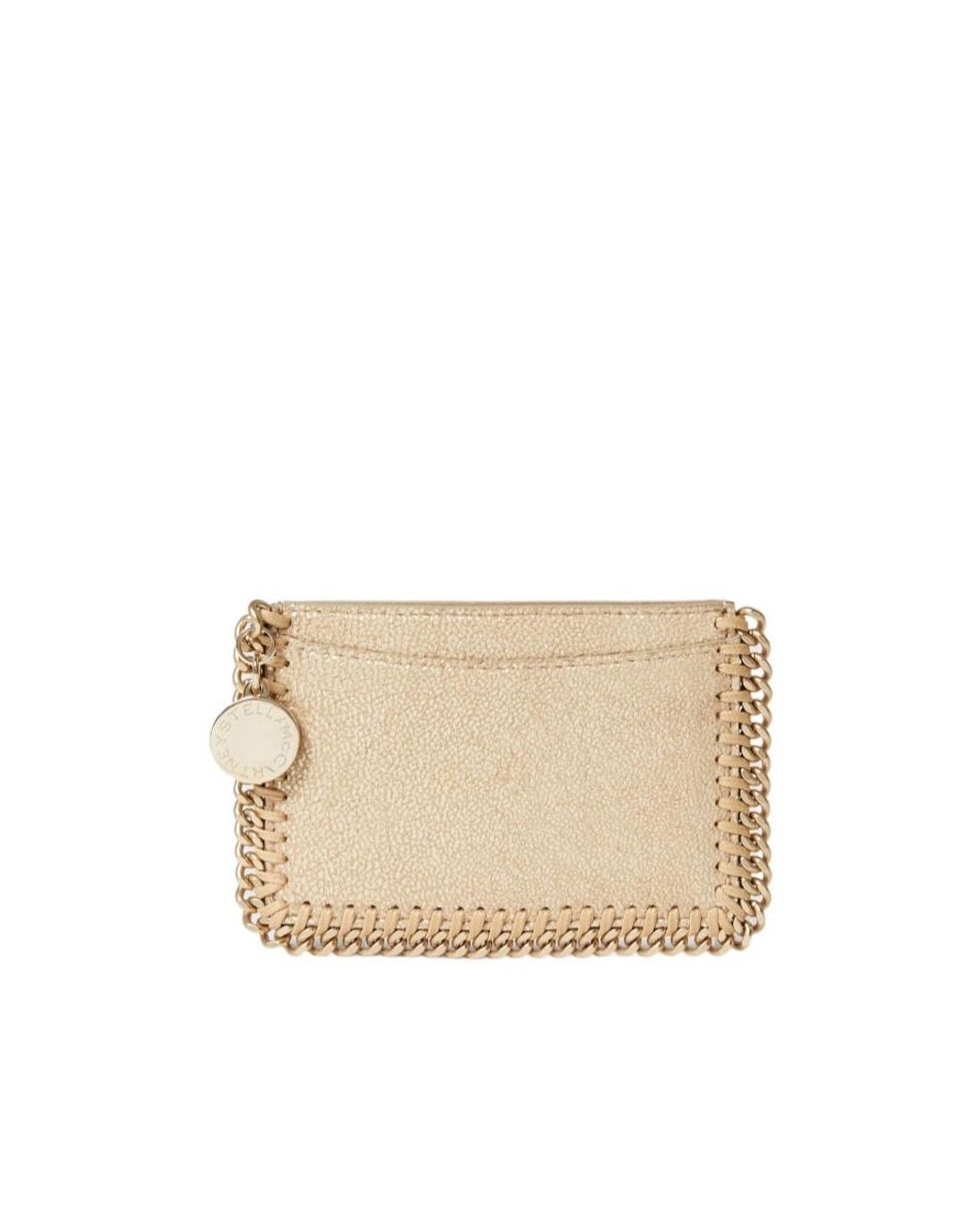 Stella McCartney Natural Falabella Slip Cardholder