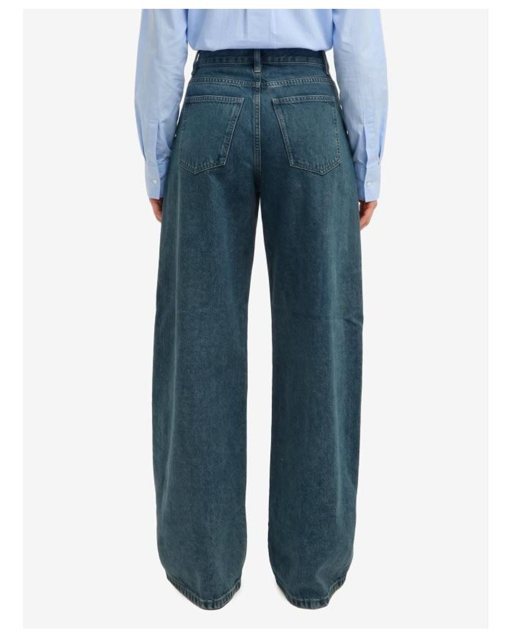 Frankie Shop Blue High-Waisted Jeans