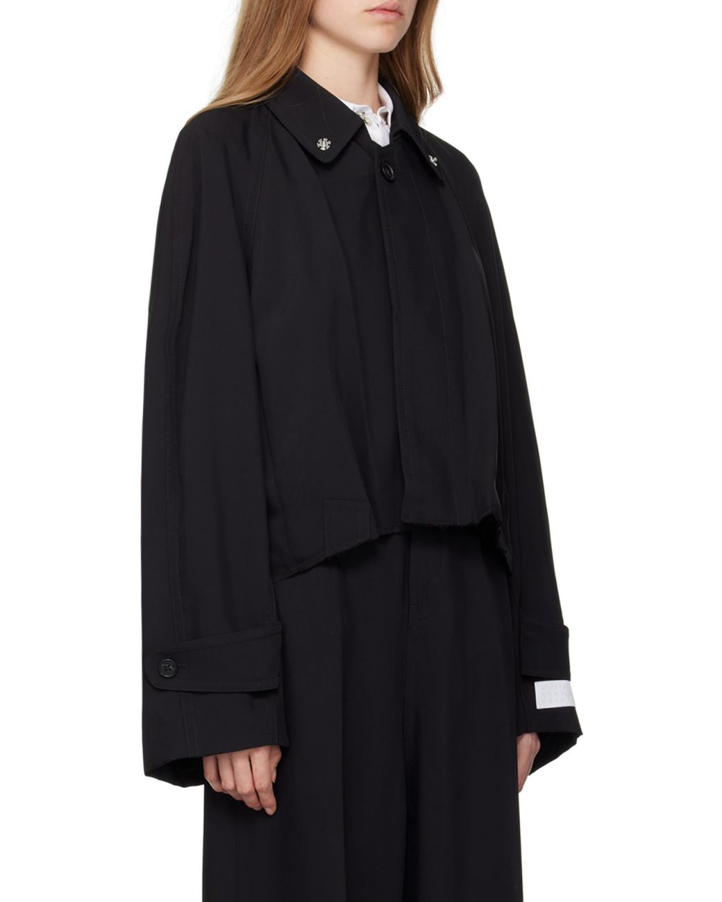 MM6 by Maison Margiela Black Logo Sportsjacket