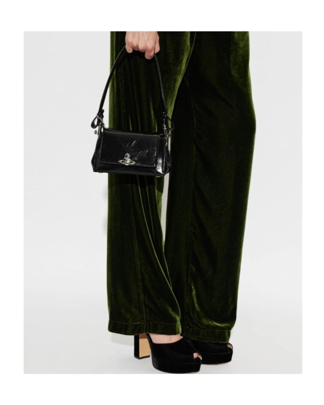 Vivienne Westwood Black Hazel Shoulder Bag